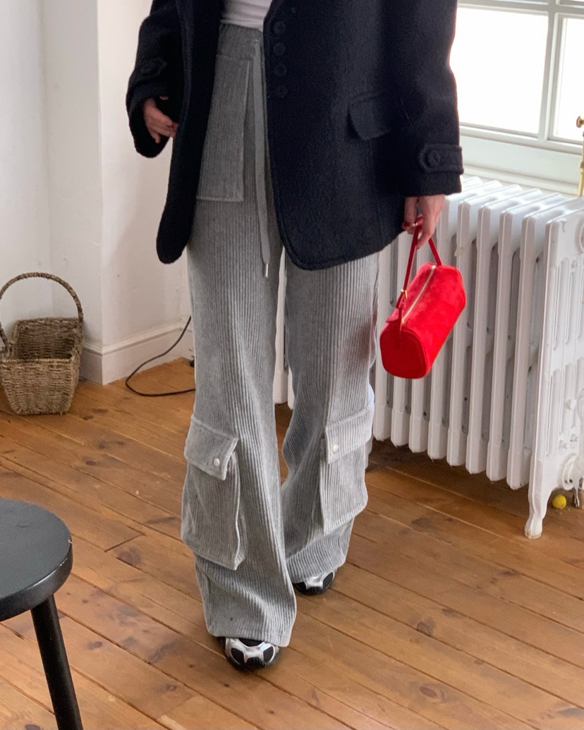 REVE CITE-L東大門㊣實拍女士新品真品推薦25秋冬熱賣休閑褲REVE CITE休閑褲