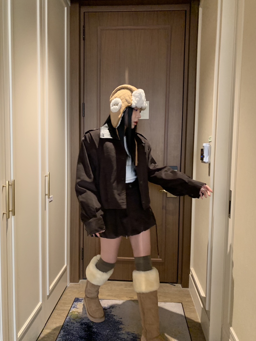 BADCALM東大門㊣實拍女裝新款25秋冬休閑推薦人氣夾克燈芯絨BADCALM夾克