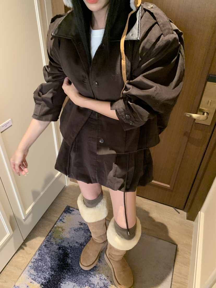 BADCALM東大門㊣實拍女裝新款25秋冬休閑推薦人氣夾克燈芯絨BADCALM夾克