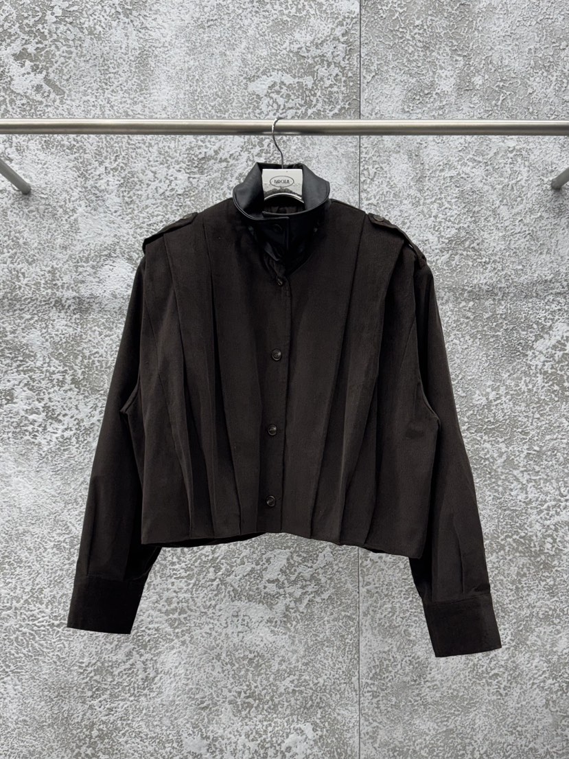 BADCALM東大門㊣實拍女裝新款25秋冬休閑推薦人氣夾克燈芯絨BADCALM夾克圖色2