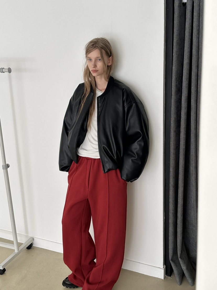 BOWIE東大門㊣實拍女士新品推薦熱賣25秋冬人氣真品夾克皮革BOWIE夾克