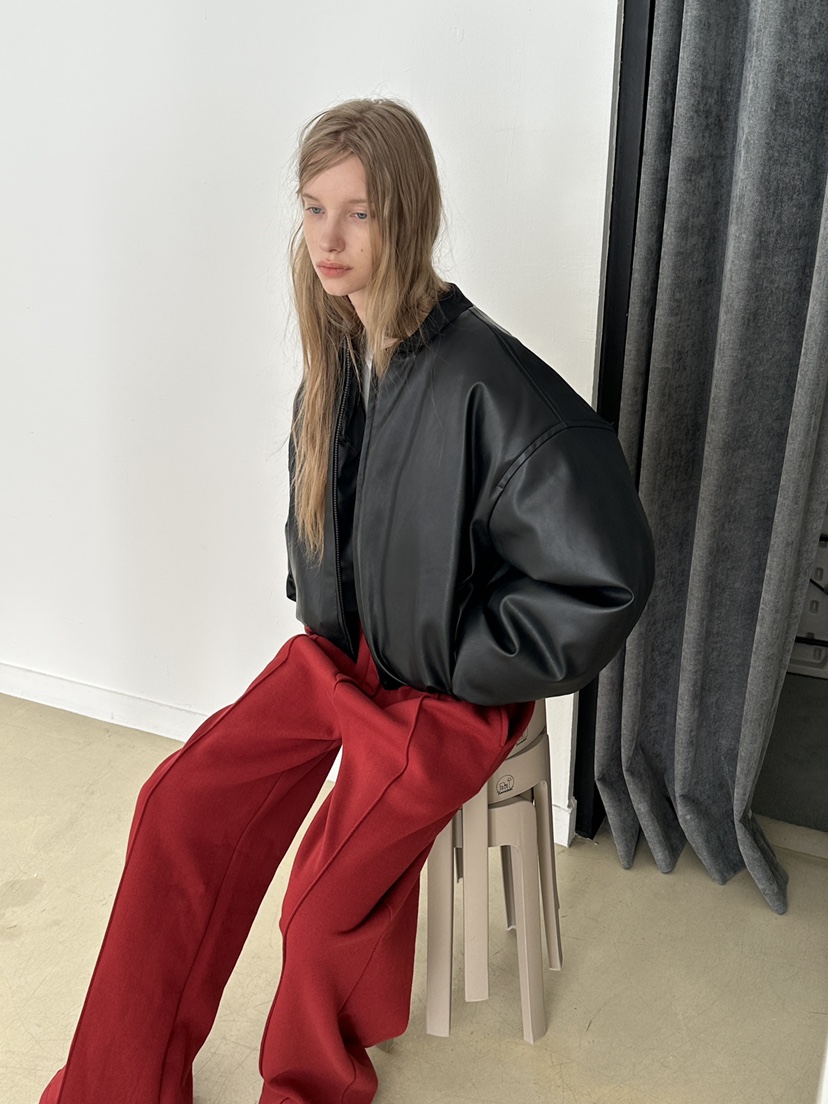 BOWIE東大門㊣實拍女士新品推薦熱賣25秋冬人氣真品夾克皮革BOWIE夾克