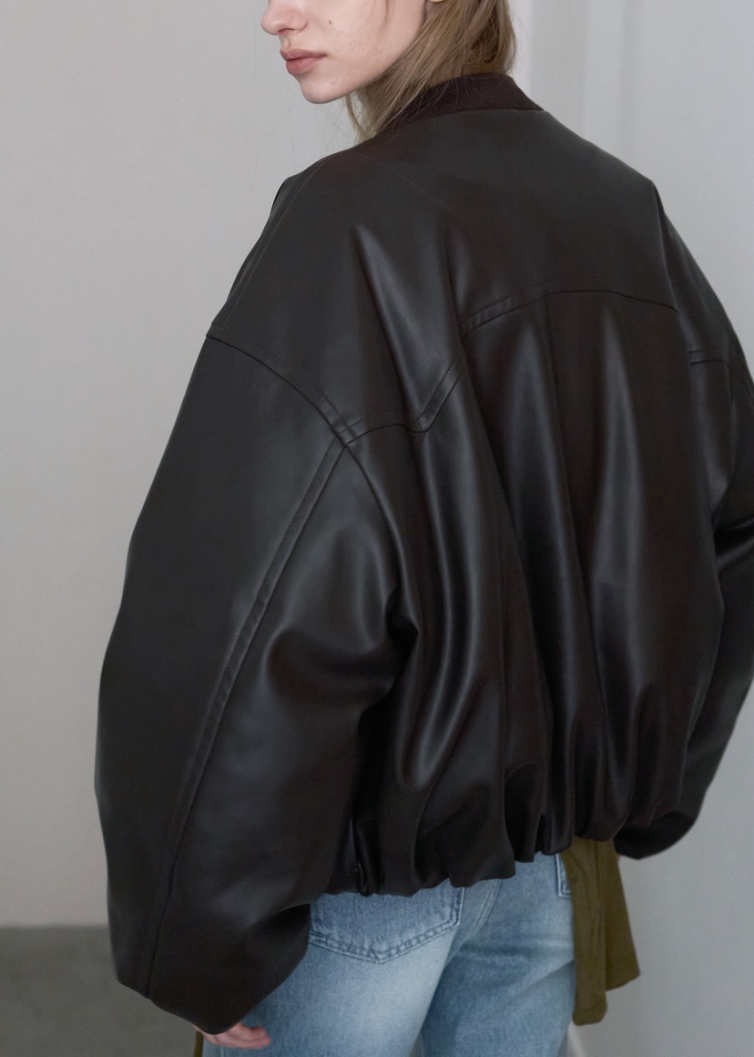 BOWIE東大門㊣實拍女士新品推薦熱賣25秋冬人氣真品夾克皮革BOWIE夾克