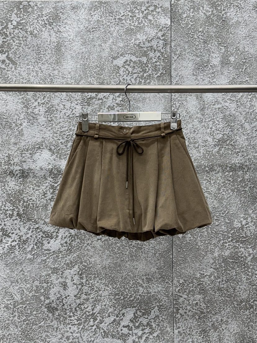 BADCALM韓國直郵㊣女裝新品時尚人氣推薦真品熱賣裙褲燈芯絨BADCALM裙褲