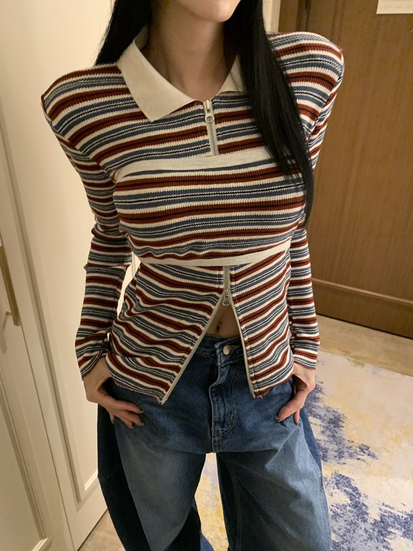 BADCALM東大門㊣直郵女士新款休閑職業推薦25秋冬真品套裝拉鏈BADCALM套裝