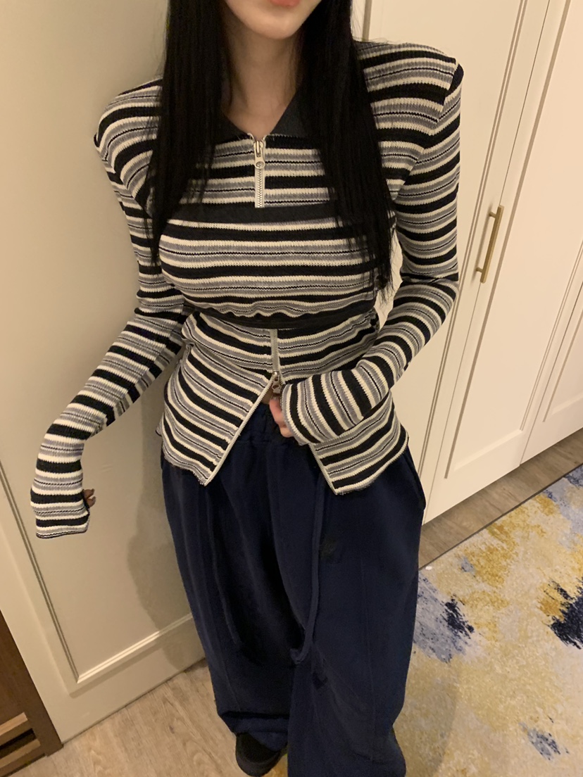 BADCALM東大門㊣直郵女士新款休閑職業推薦25秋冬真品套裝拉鏈BADCALM套裝