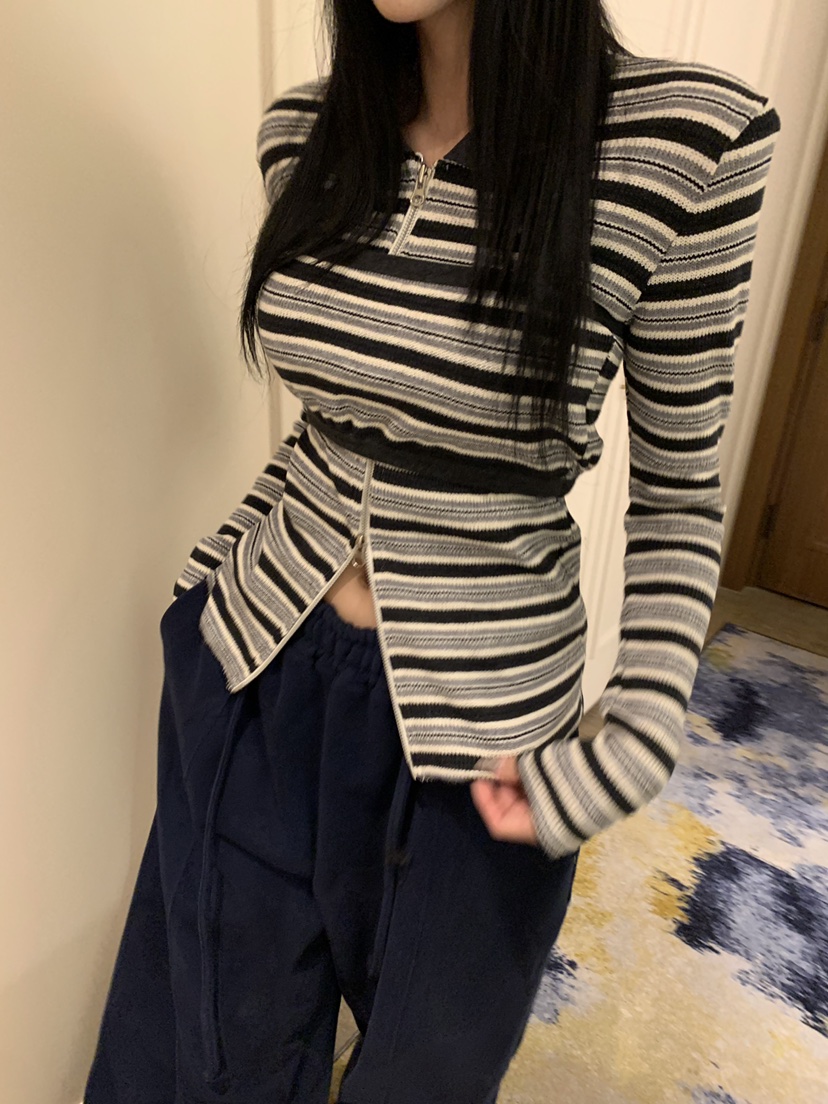 BADCALM東大門㊣直郵女士新款休閑職業推薦25秋冬真品套裝拉鏈BADCALM套裝