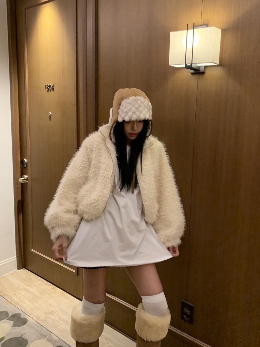 BADCALM韓國代購㊣女士新款人氣休閑真品25秋冬時尚短款大衣BADCALM短款大衣