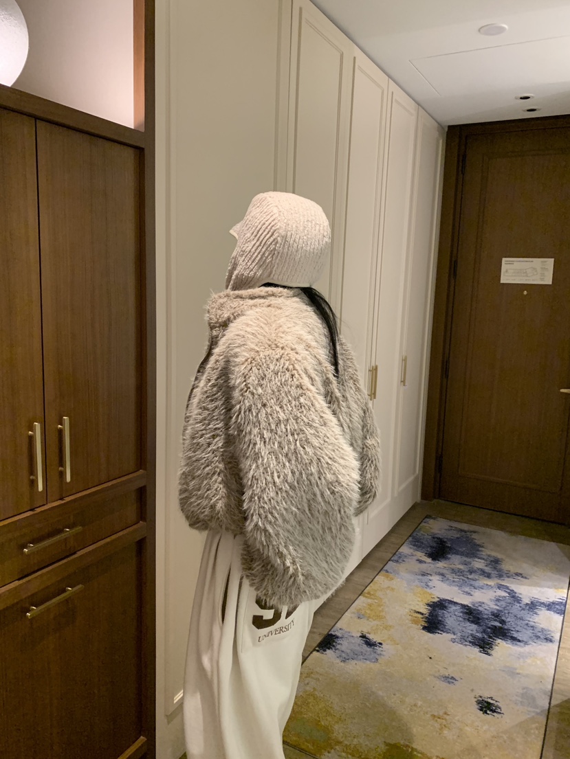 BADCALM韓國代購㊣女士新款人氣休閑真品25秋冬時尚短款大衣BADCALM短款大衣