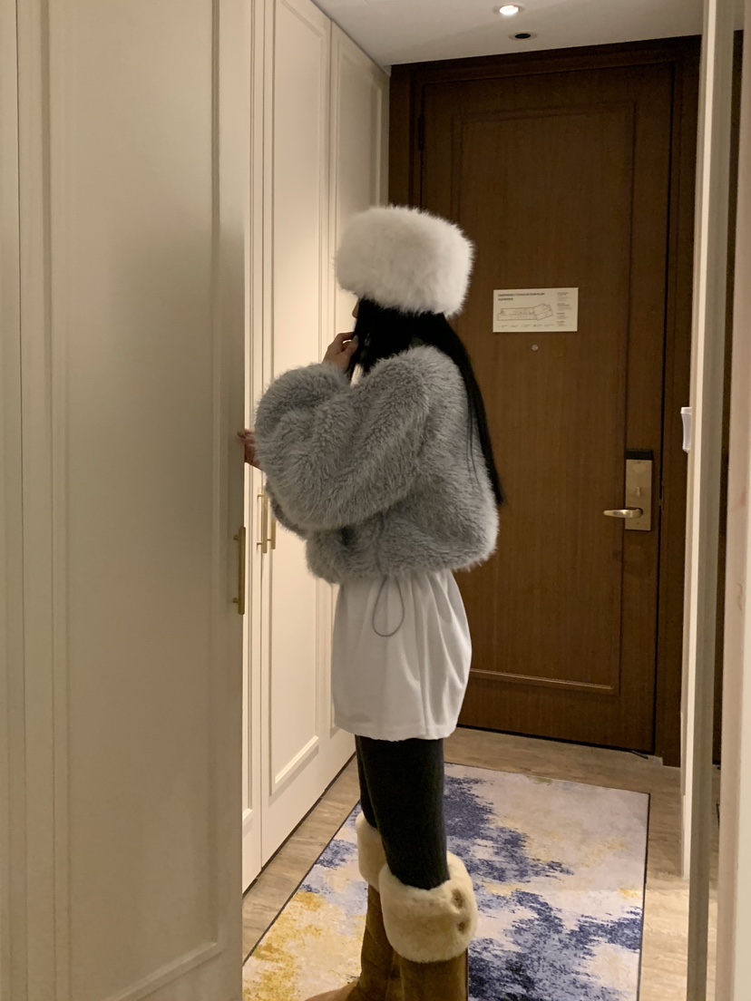 BADCALM韓國代購㊣女士新款人氣休閑真品25秋冬時尚短款大衣BADCALM短款大衣