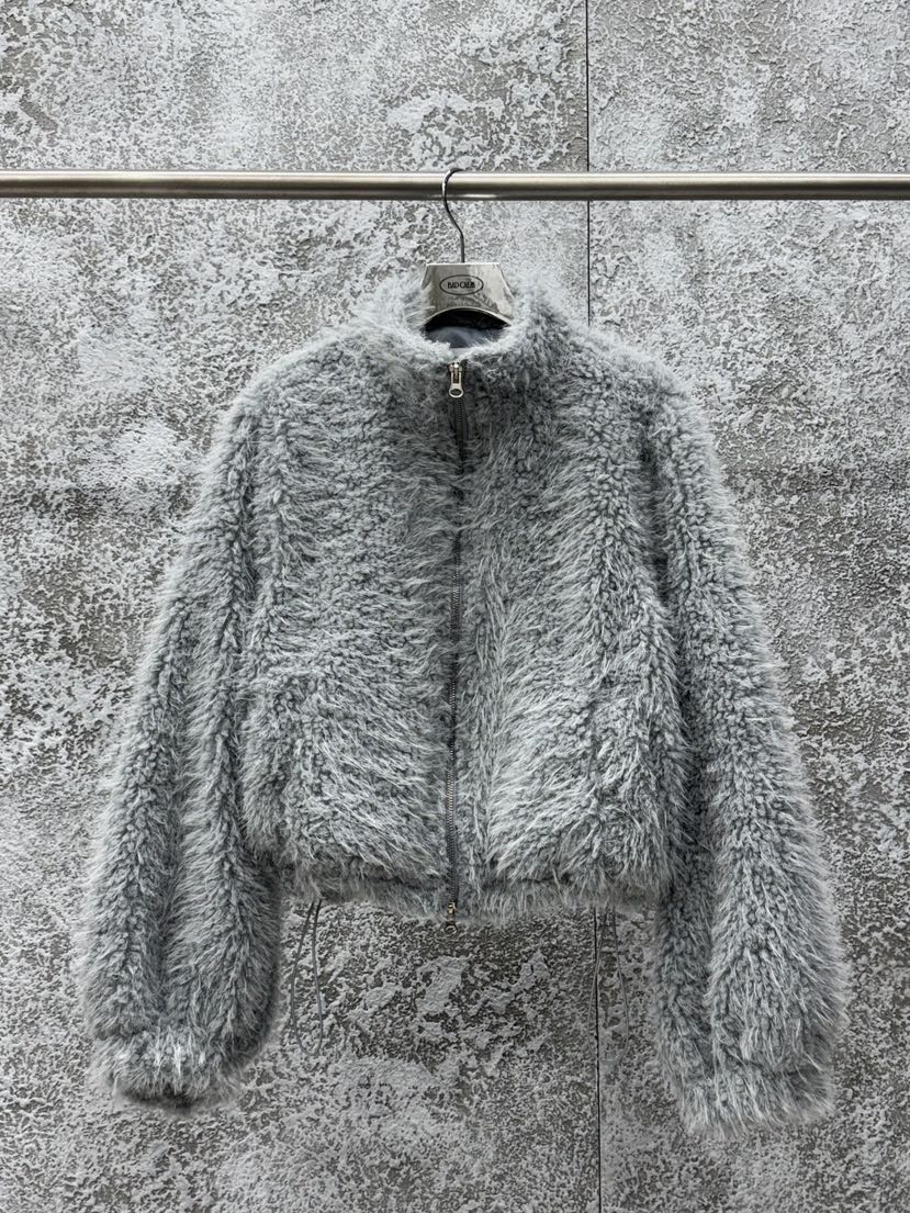 BADCALM韓國代購㊣女士新款人氣休閑真品25秋冬時尚短款大衣BADCALM短款大衣圖色3