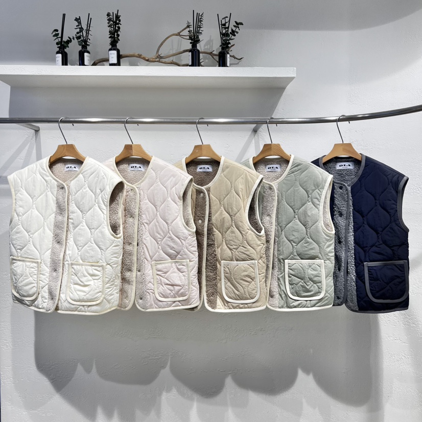 OLA東大門㊣直郵女裝新款時尚人氣職業真品休閑25秋冬推薦馬甲mellor/OLA馬甲