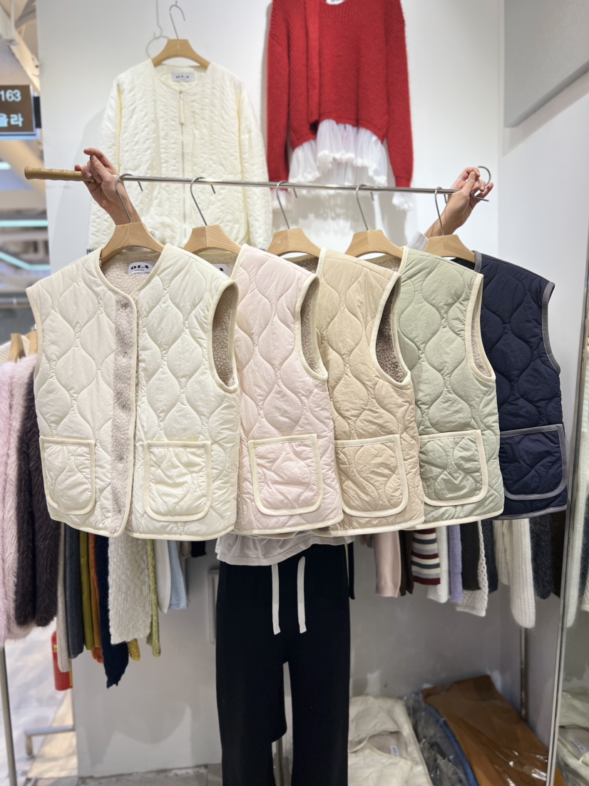 OLA東大門㊣直郵女裝新款時尚人氣職業真品休閑25秋冬推薦馬甲mellor/OLA馬甲