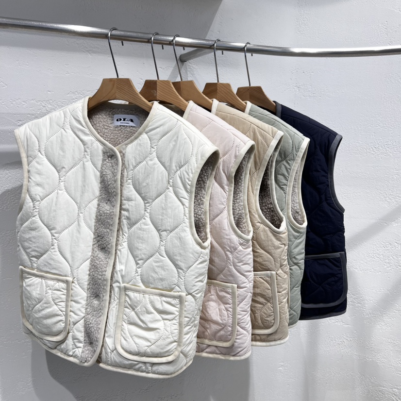 OLA東大門㊣直郵女裝新款時尚人氣職業真品休閑25秋冬推薦馬甲mellor/OLA馬甲