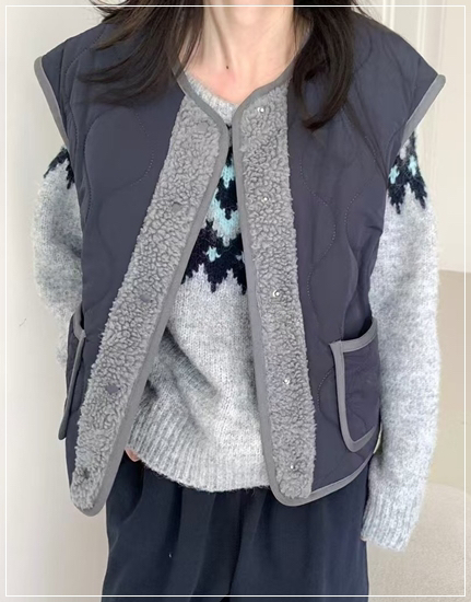 OLA東大門㊣直郵女裝新款時尚人氣職業真品休閑25秋冬推薦馬甲mellor/OLA馬甲