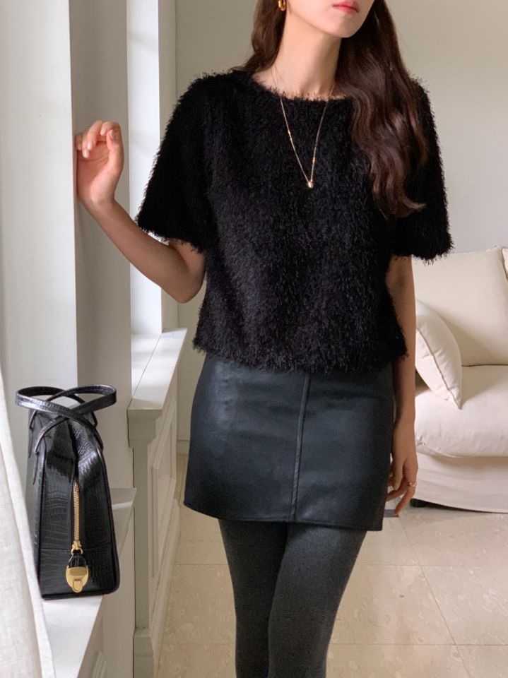 CALLIT韓國直郵㊣女裝新品人氣職業時尚熱賣25秋冬短裙皮革CALLIT短裙