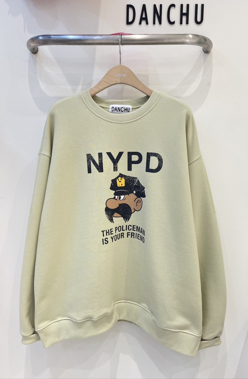 DANCHU東大門㊣代購女裝新款休閑人氣職業真品25秋冬推薦衛衣DANCHU衛衣圖色2