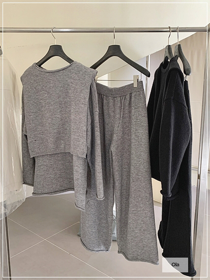 OLA東大門㊣直郵女裝新款熱賣推薦真品休閑25秋冬套裝三件套mellor/OLA套裝