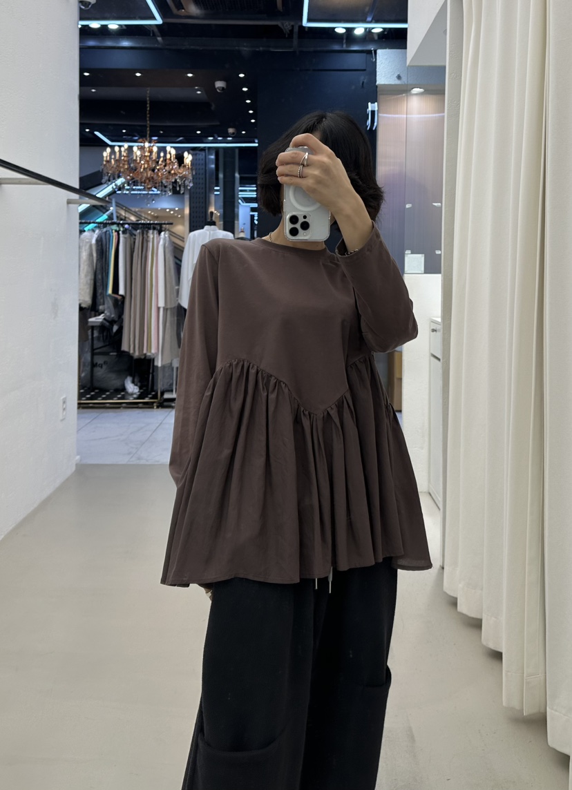 GORGEOUS東大門㊣代購女裝新品推薦人氣職業休閑真品長袖T恤GORGEOUS長袖T恤