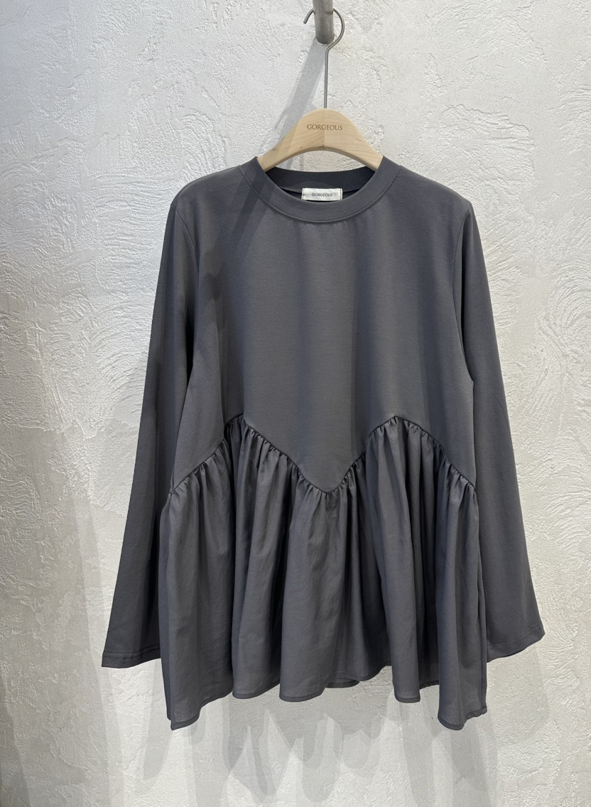 GORGEOUS東大門㊣代購女裝新品推薦人氣職業休閑真品長袖T恤GORGEOUS長袖T恤圖色3