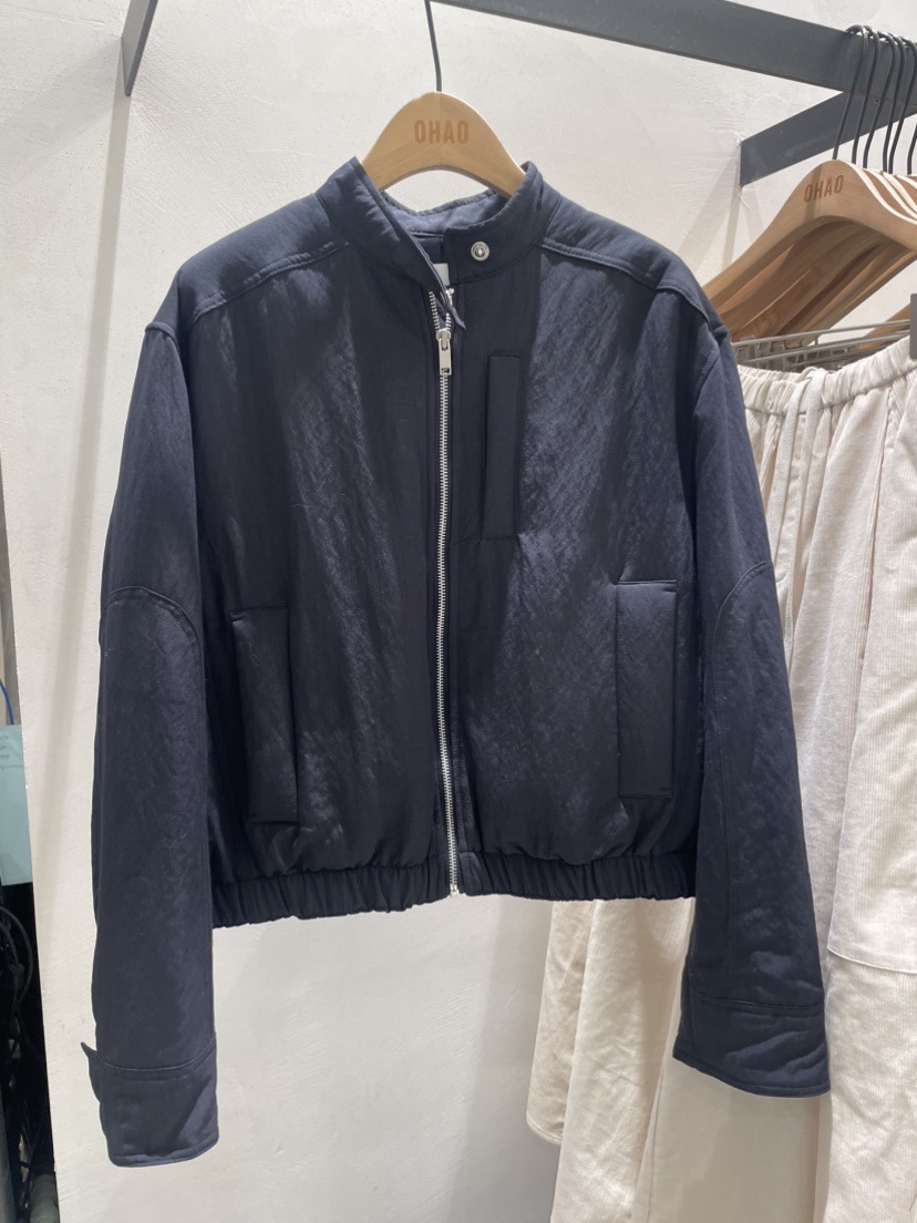 OHAO東大門㊣實拍女士新品熱賣職業25秋冬推薦真品時尚夾克OHAO/HA MONG夾克圖色2