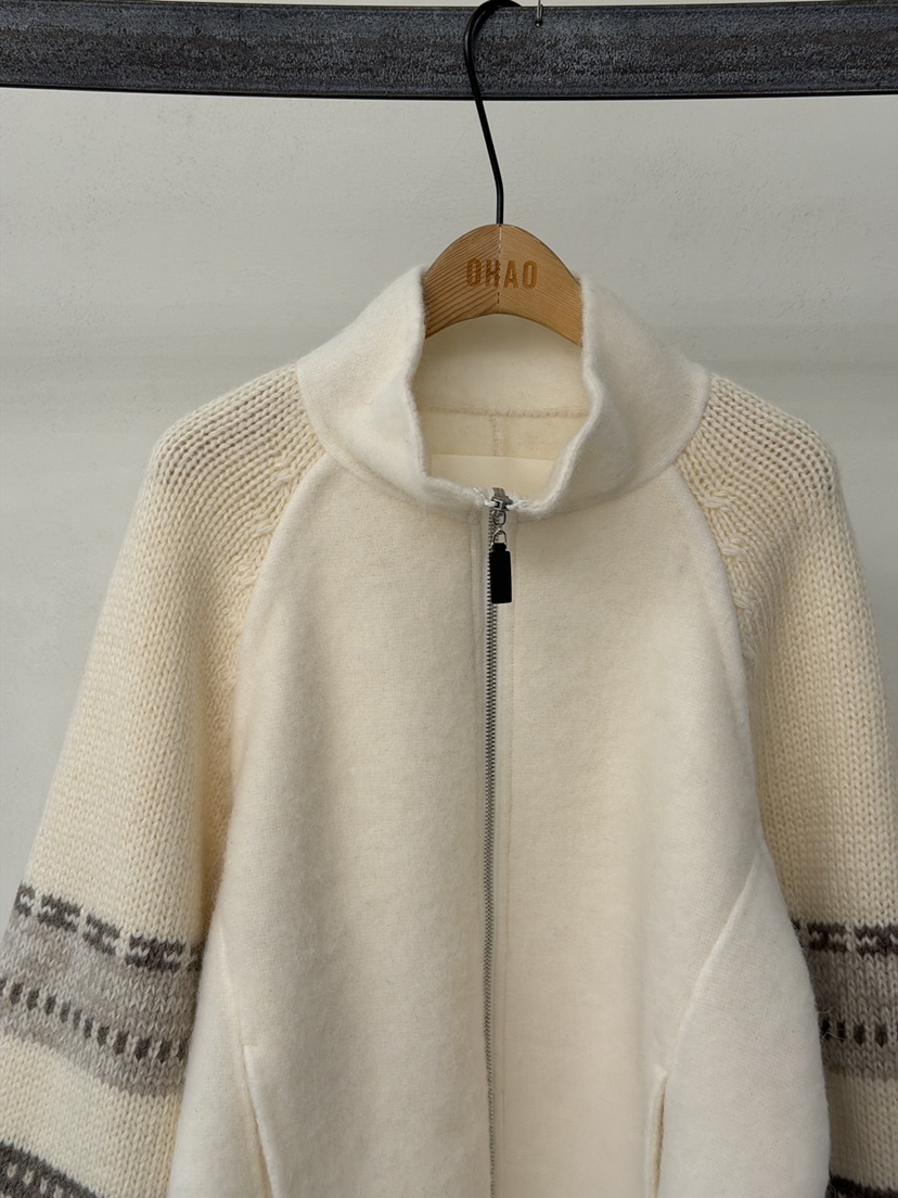 OHAO韓國代購㊣女士新品真品推薦25秋冬休閑職業時尚熱賣夾克OHAO/HA MONG夾克
