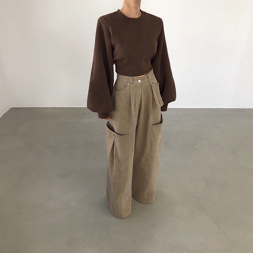 2TWO MOON韓國直郵㊣女裝新品25秋冬休閑推薦時尚休閑褲長款2TWO MOON休閑褲