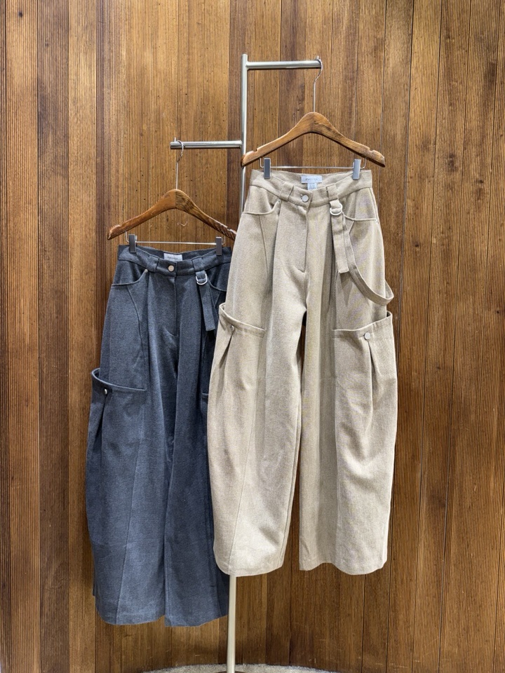 2TWO MOON韓國直郵㊣女裝新品25秋冬休閑推薦時尚休閑褲長款2TWO MOON休閑褲