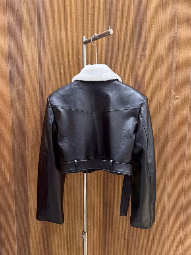 2TWO MOON東大門㊣直郵女裝新款真品25秋冬夾克含腰帶短款2TWO MOON夾克