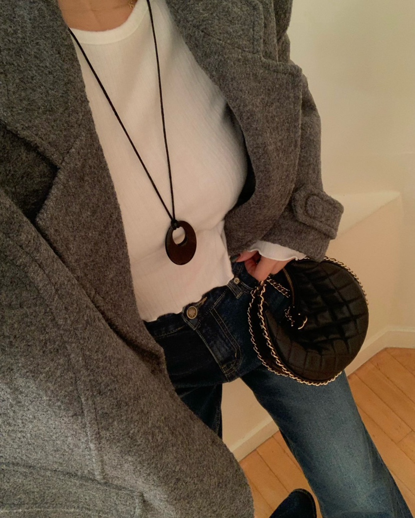 REVE CITE-L東大門㊣代購女裝新品時尚休閑熱賣人氣夾克羊毛REVE CITE夾克