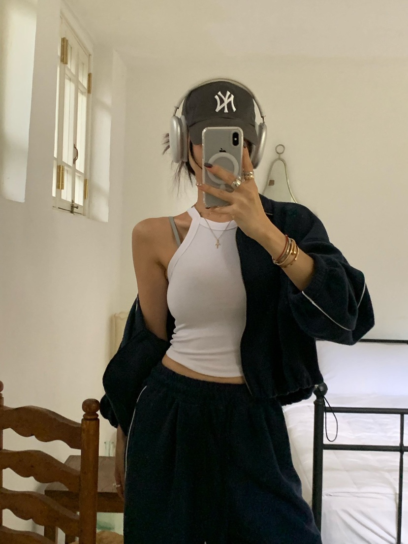 REVE CITE-L韓國直郵㊣女士新品推薦休閑時尚熱賣吊帶背心REVE CITE吊帶/背心