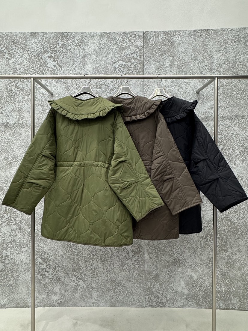 BADCALM東大門㊣代購女裝新品職業25秋冬真品休閑熱賣長款棉服BADCALM長款棉服