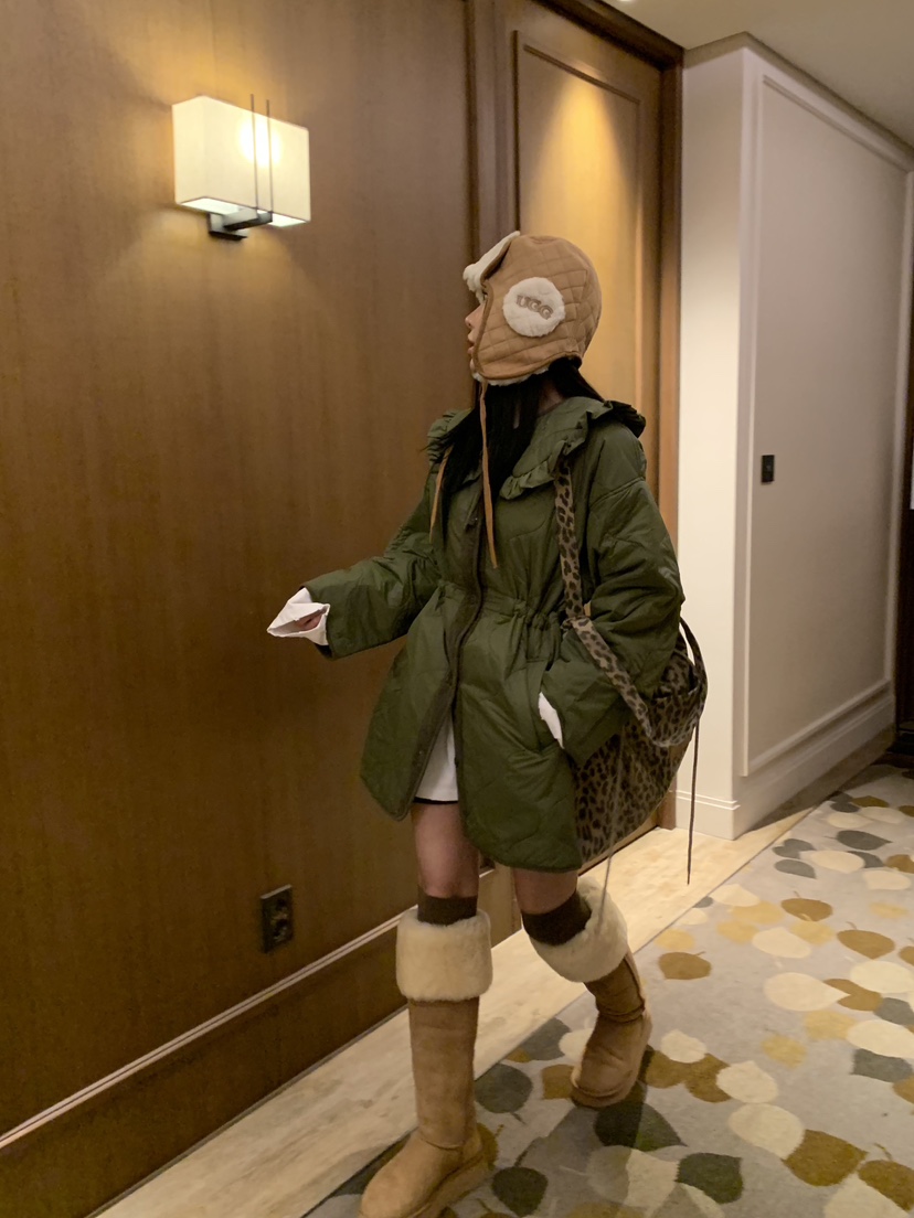 BADCALM東大門㊣代購女裝新品職業25秋冬真品休閑熱賣長款棉服BADCALM長款棉服