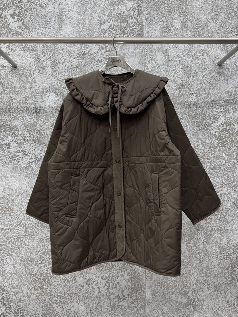 BADCALM東大門㊣代購女裝新品職業25秋冬真品休閑熱賣長款棉服BADCALM長款棉服圖色2