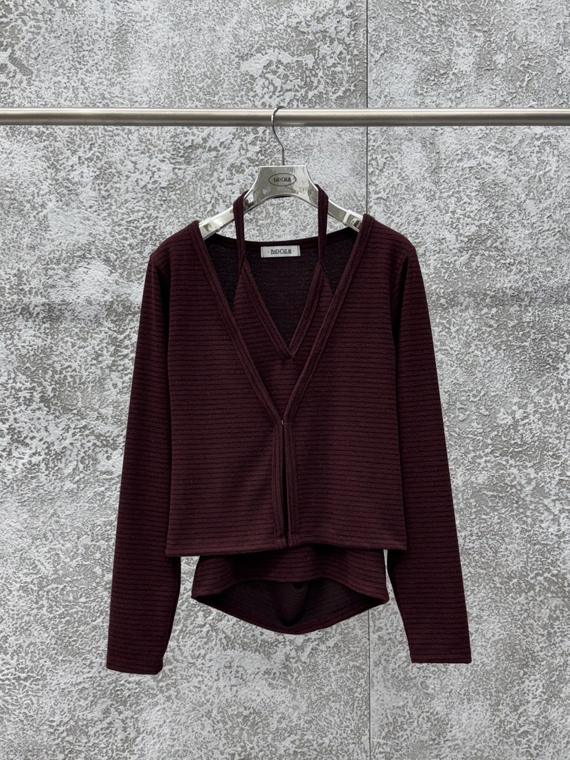 BADCALM東大門㊣直郵女裝新品時尚職業休閑25秋冬推薦真品套裝BADCALM套裝圖色2