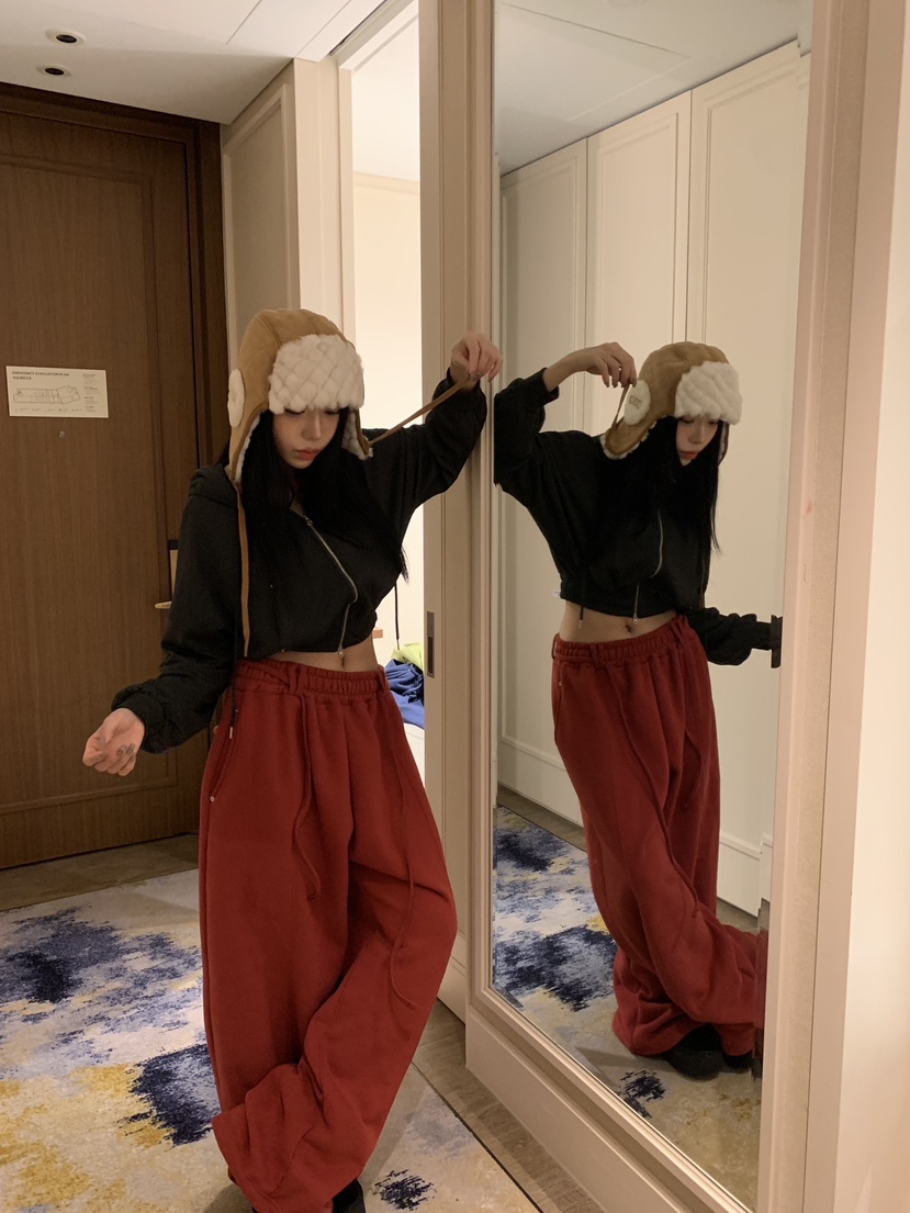 BADCALM韓國代購㊣女裝新品職業人氣真品時尚推薦熱賣休閑褲BADCALM休閑褲