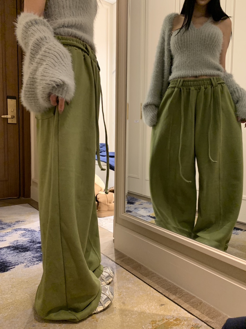 BADCALM韓國代購㊣女裝新品職業人氣真品時尚推薦熱賣休閑褲BADCALM休閑褲