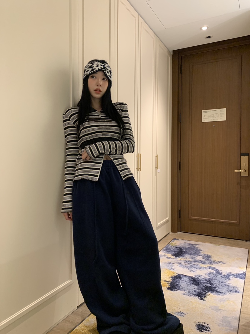 BADCALM韓國代購㊣女裝新品職業人氣真品時尚推薦熱賣休閑褲BADCALM休閑褲