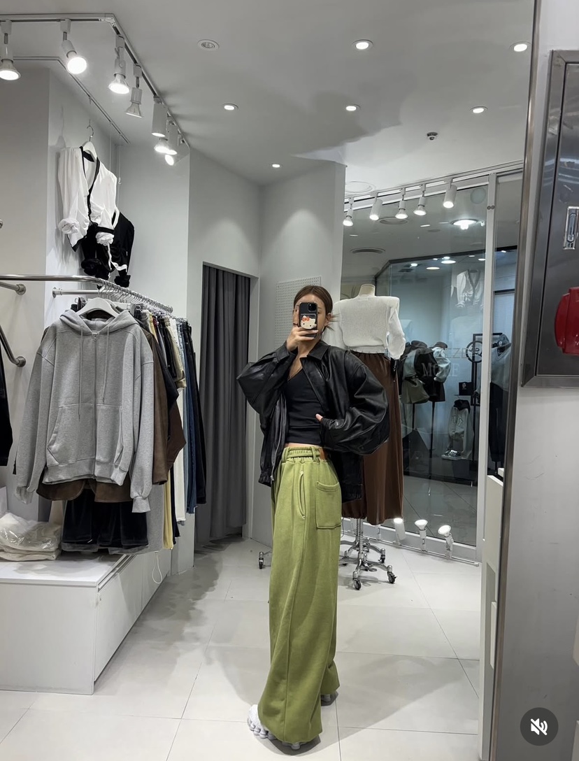 BADCALM韓國代購㊣女裝新品職業人氣真品時尚推薦熱賣休閑褲BADCALM休閑褲