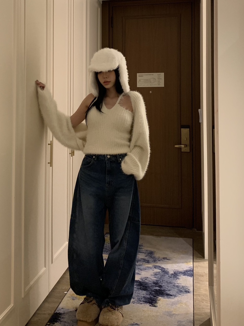 BADCALM東大門㊣直郵女裝新品時尚熱賣人氣真品25秋冬針織衫BADCALM針織衫