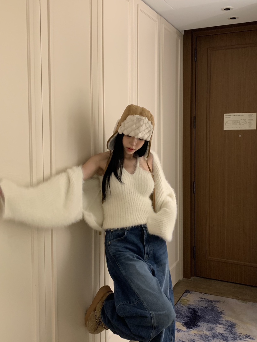 BADCALM東大門㊣直郵女裝新品時尚熱賣人氣真品25秋冬針織衫BADCALM針織衫