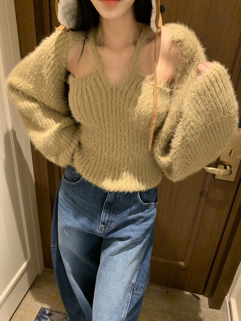 BADCALM東大門㊣直郵女裝新品時尚熱賣人氣真品25秋冬針織衫BADCALM針織衫