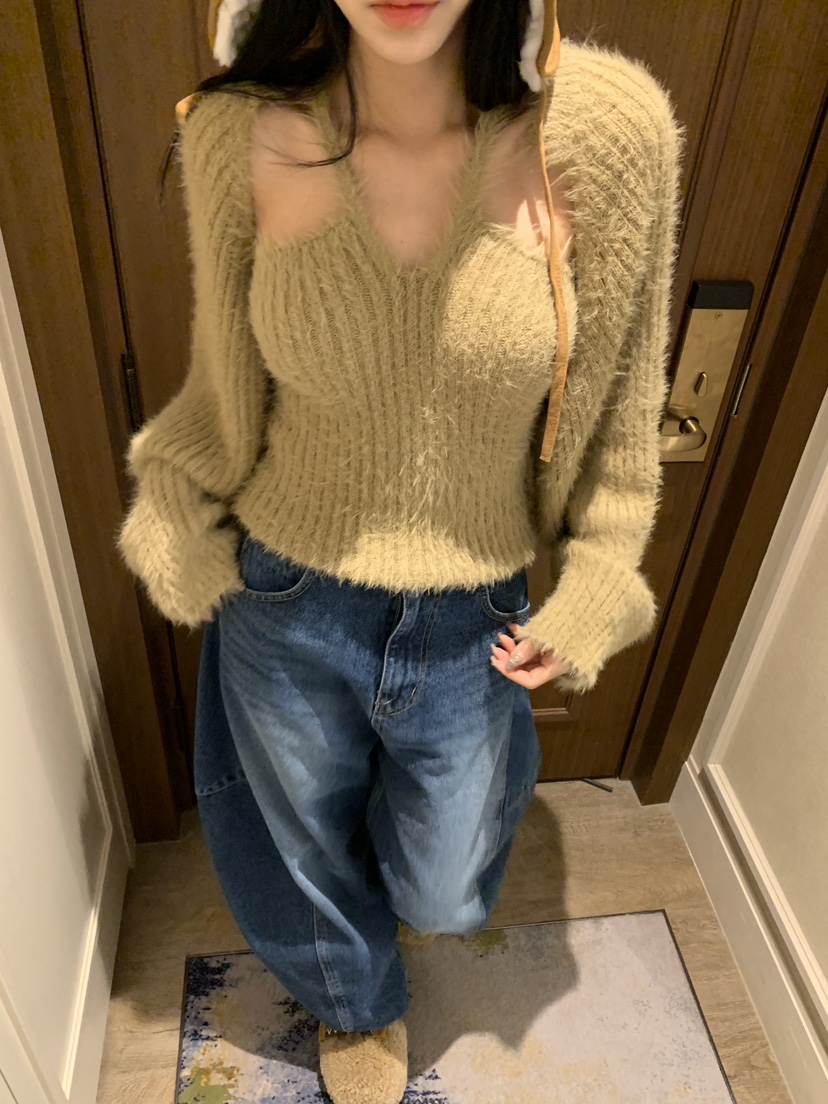 BADCALM東大門㊣直郵女裝新品時尚熱賣人氣真品25秋冬針織衫BADCALM針織衫