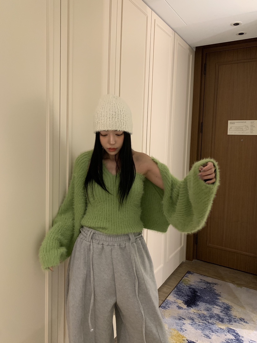 BADCALM東大門㊣直郵女裝新品時尚熱賣人氣真品25秋冬針織衫BADCALM針織衫