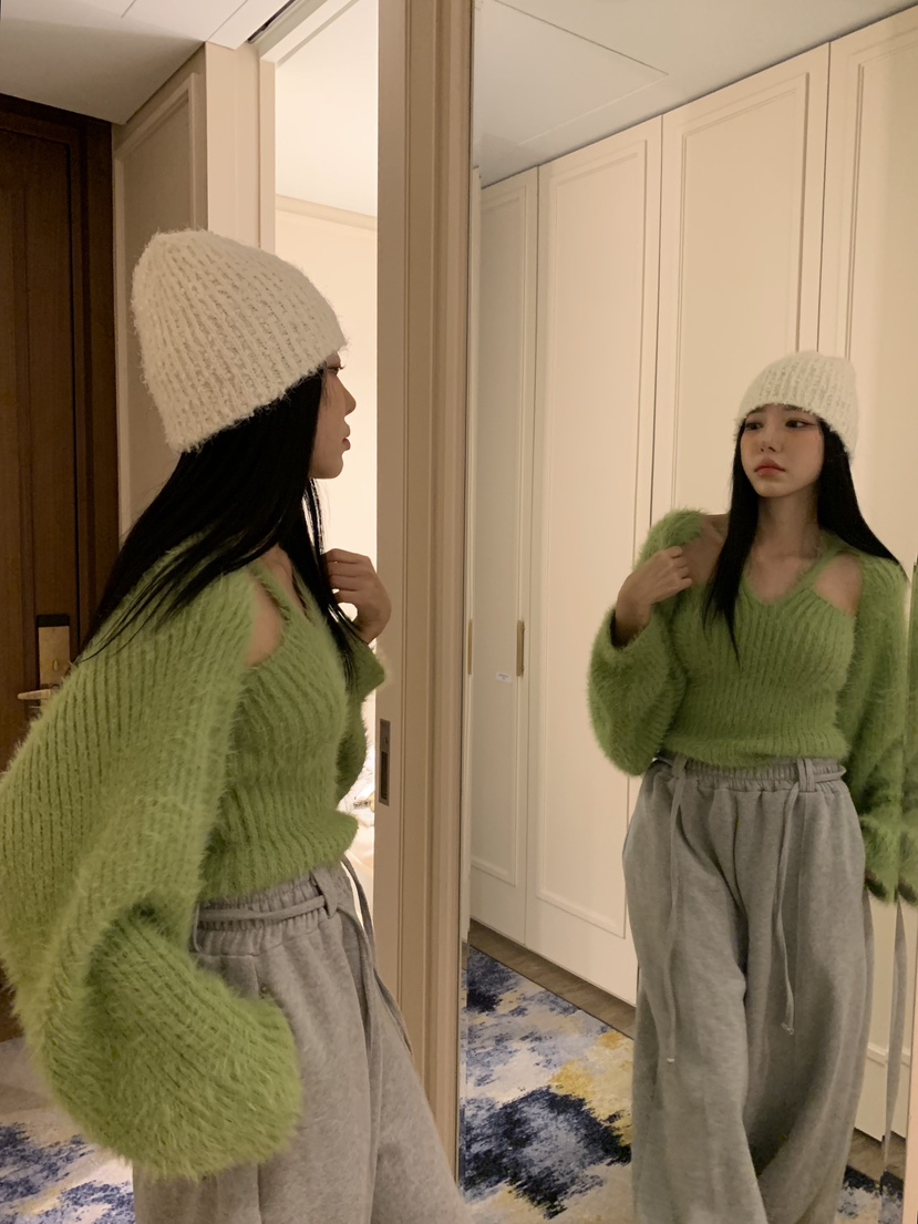 BADCALM東大門㊣直郵女裝新品時尚熱賣人氣真品25秋冬針織衫BADCALM針織衫