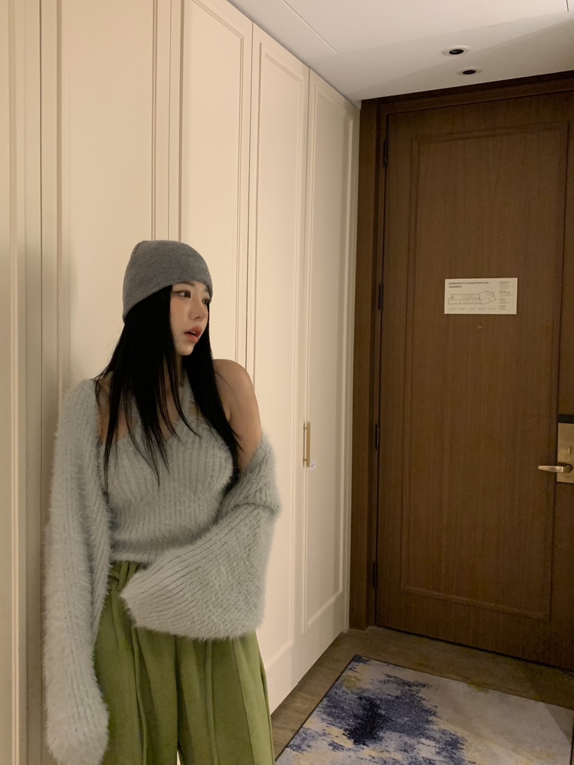 BADCALM東大門㊣直郵女裝新品時尚熱賣人氣真品25秋冬針織衫BADCALM針織衫