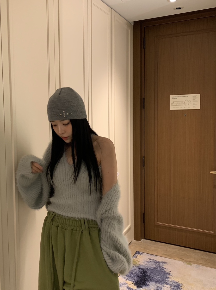 BADCALM東大門㊣直郵女裝新品時尚熱賣人氣真品25秋冬針織衫BADCALM針織衫