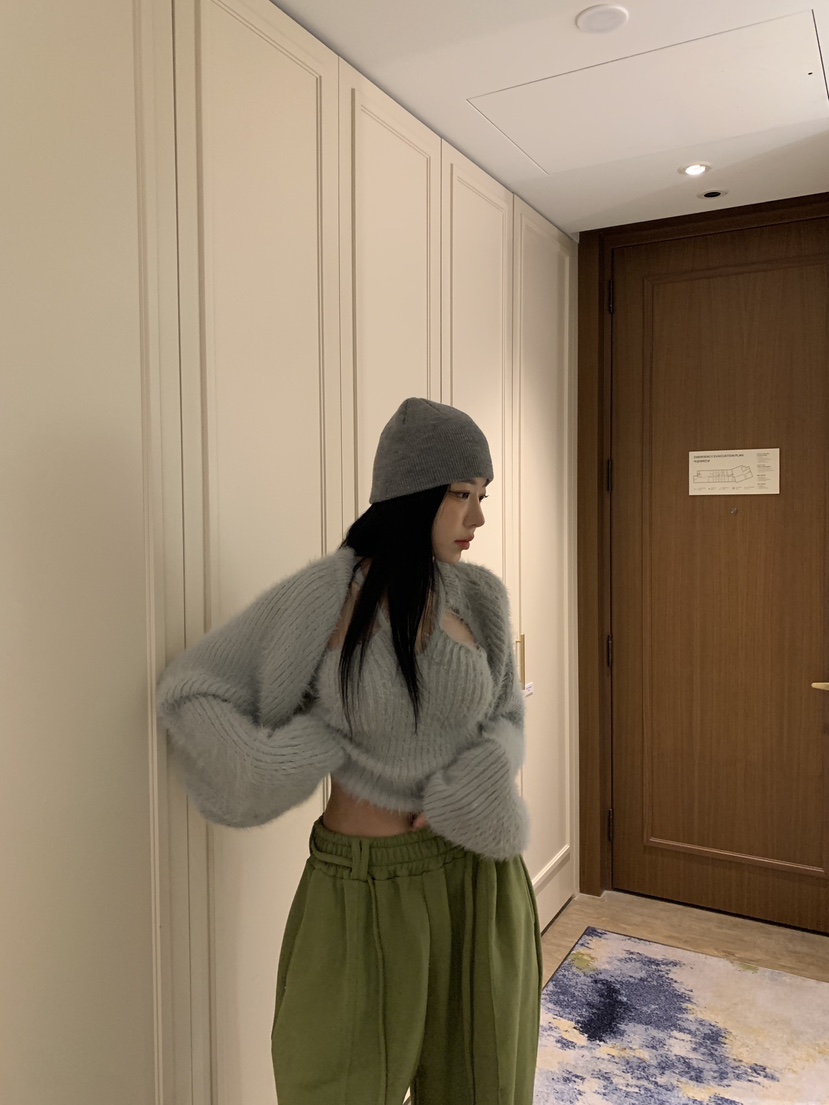 BADCALM東大門㊣直郵女裝新品時尚熱賣人氣真品25秋冬針織衫BADCALM針織衫