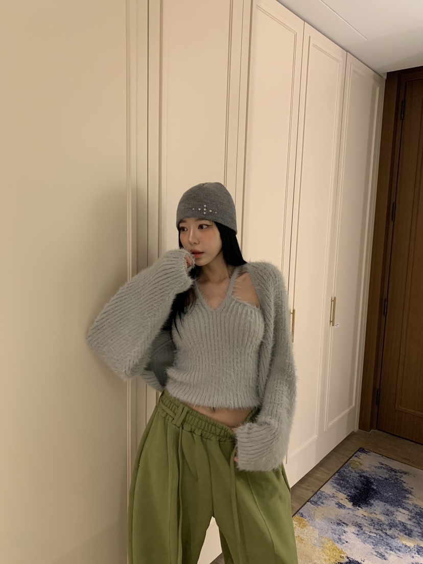 BADCALM東大門㊣直郵女裝新品時尚熱賣人氣真品25秋冬針織衫BADCALM針織衫