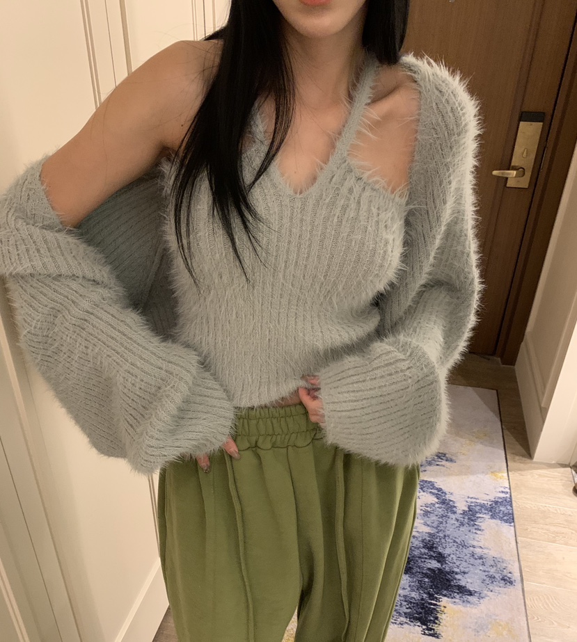 BADCALM東大門㊣直郵女裝新品時尚熱賣人氣真品25秋冬針織衫BADCALM針織衫